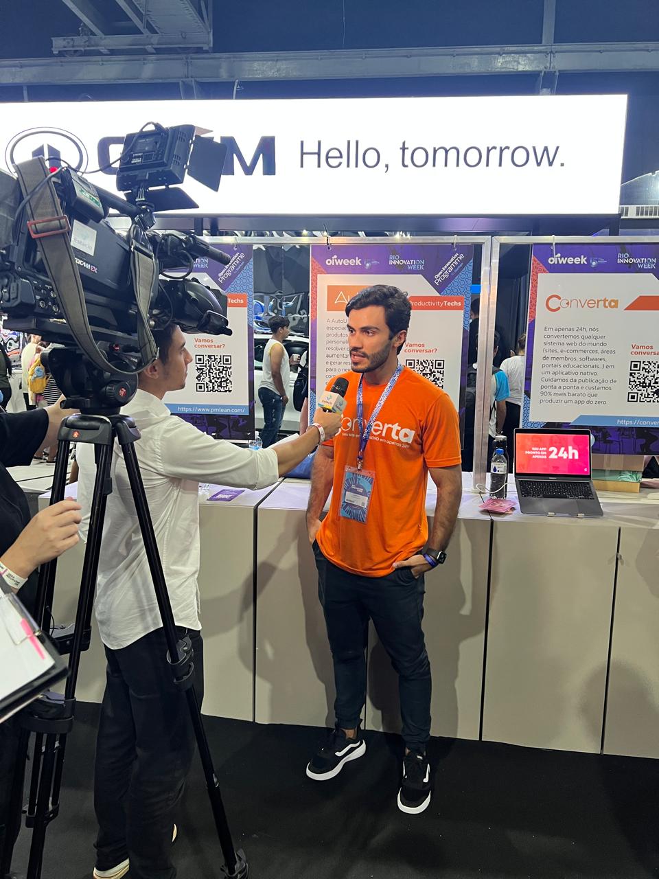 Converta sendo entrevistada na Rio Innovation Week